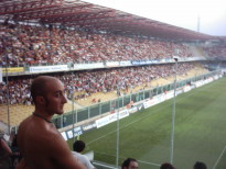 Lo stadio pieno